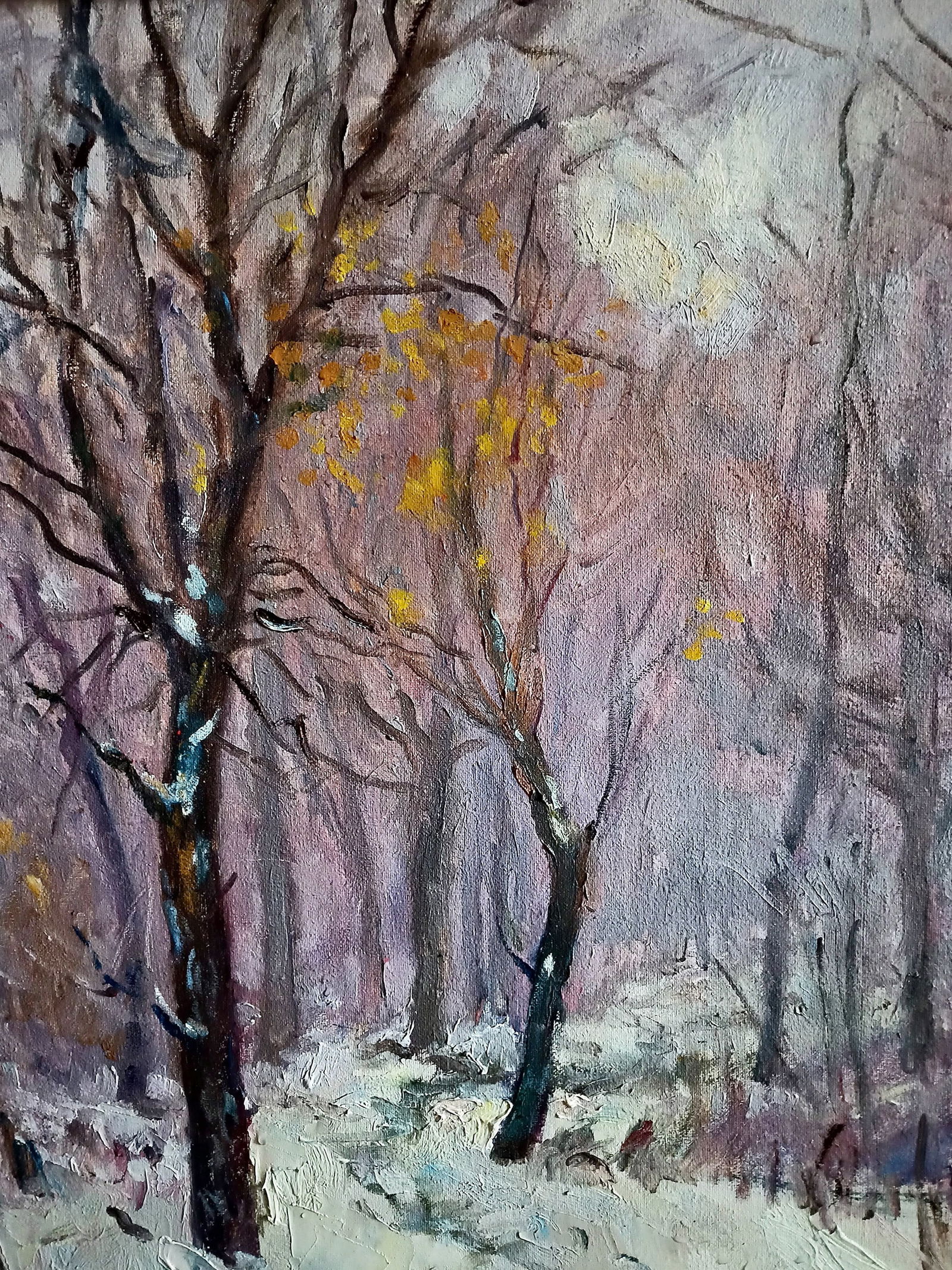 Oil painting Frost by honored painter Ukrainian Vasyl K. - 10