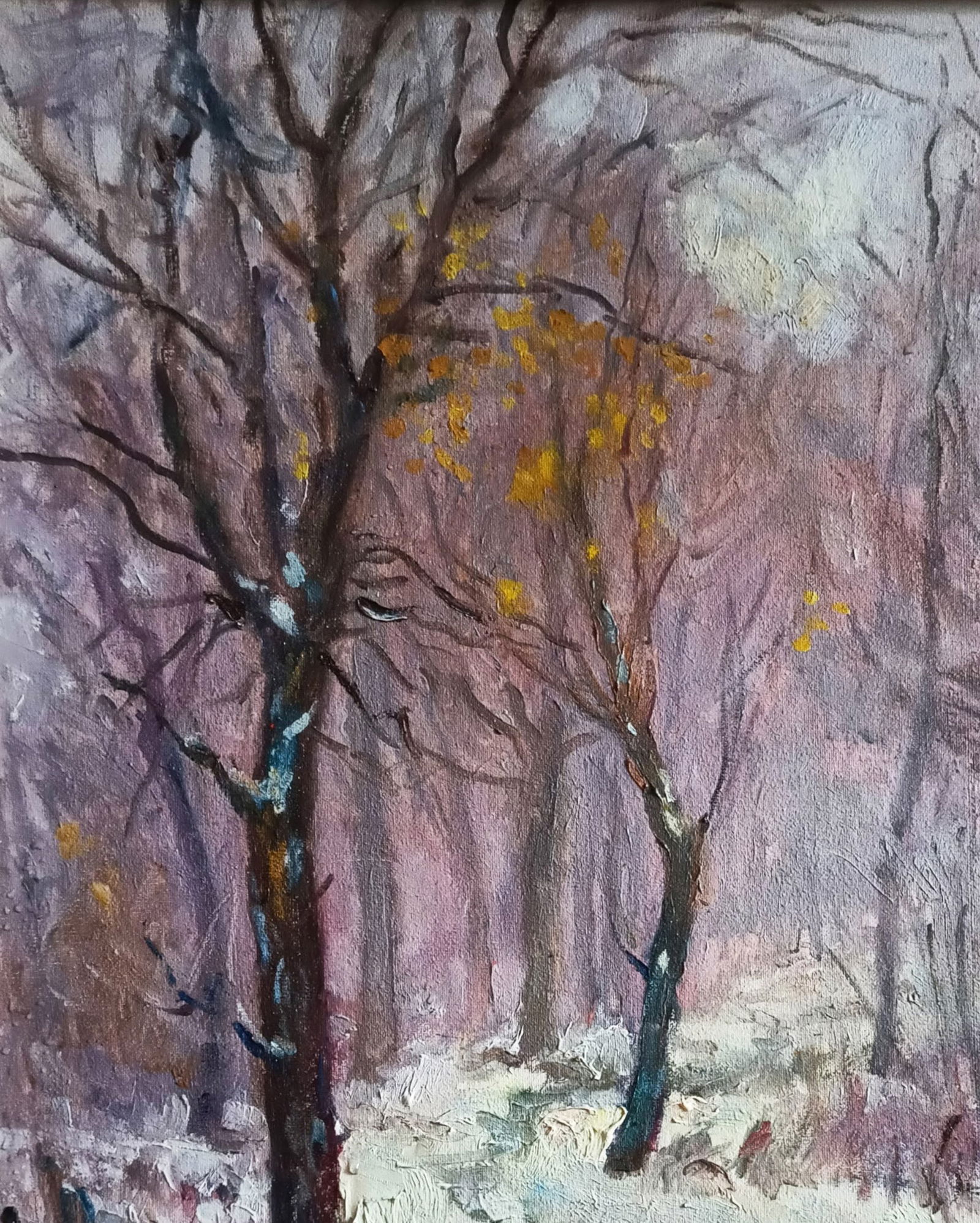 Oil painting Frost by honored painter Ukrainian Vasyl K. - 3