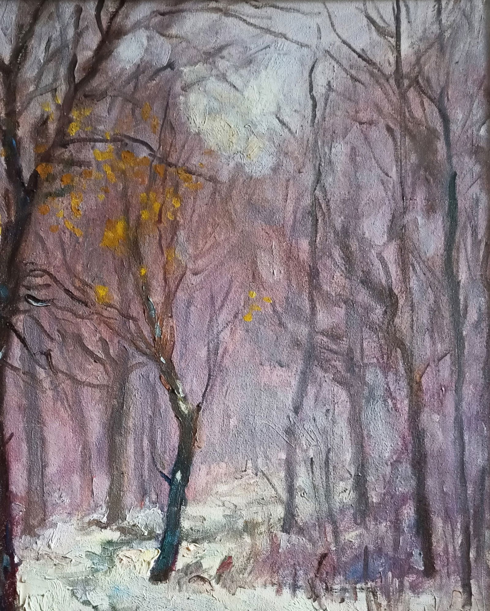 Oil painting Frost by honored painter Ukrainian Vasyl K. - 4