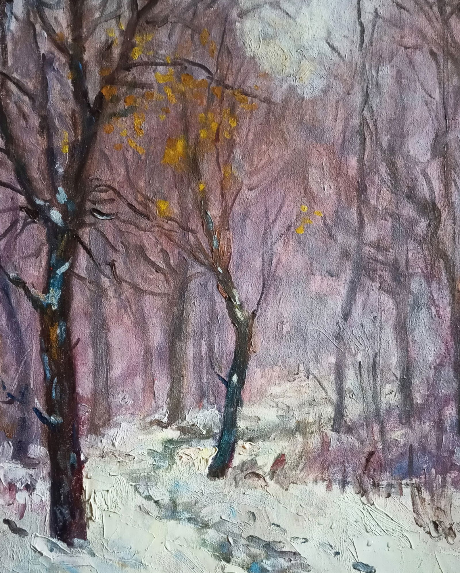 Oil painting Frost by honored painter Ukrainian Vasyl K. - 7