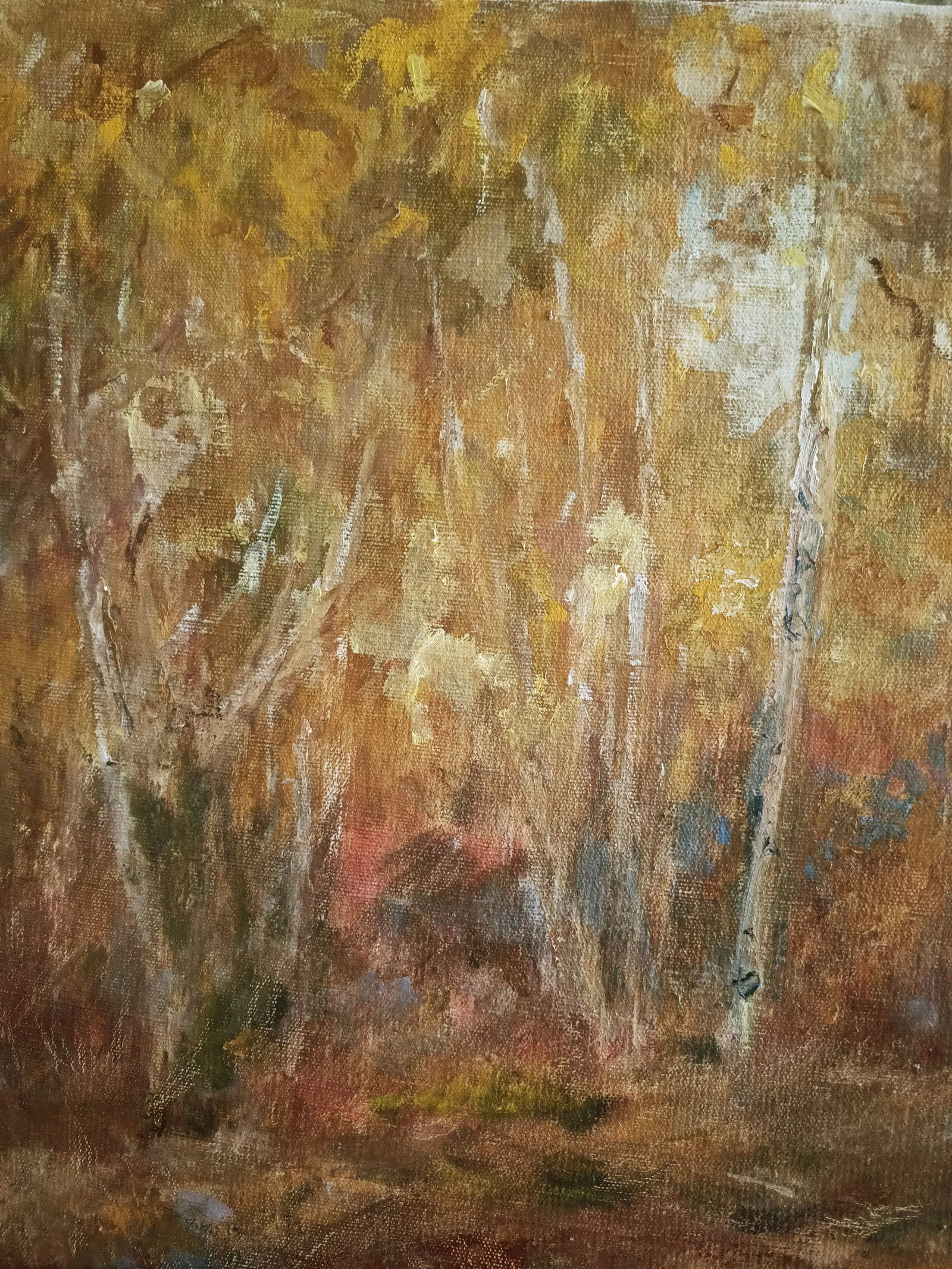 Oil painting Autumn by honored painter Ukrainian Vasyl K. - 10