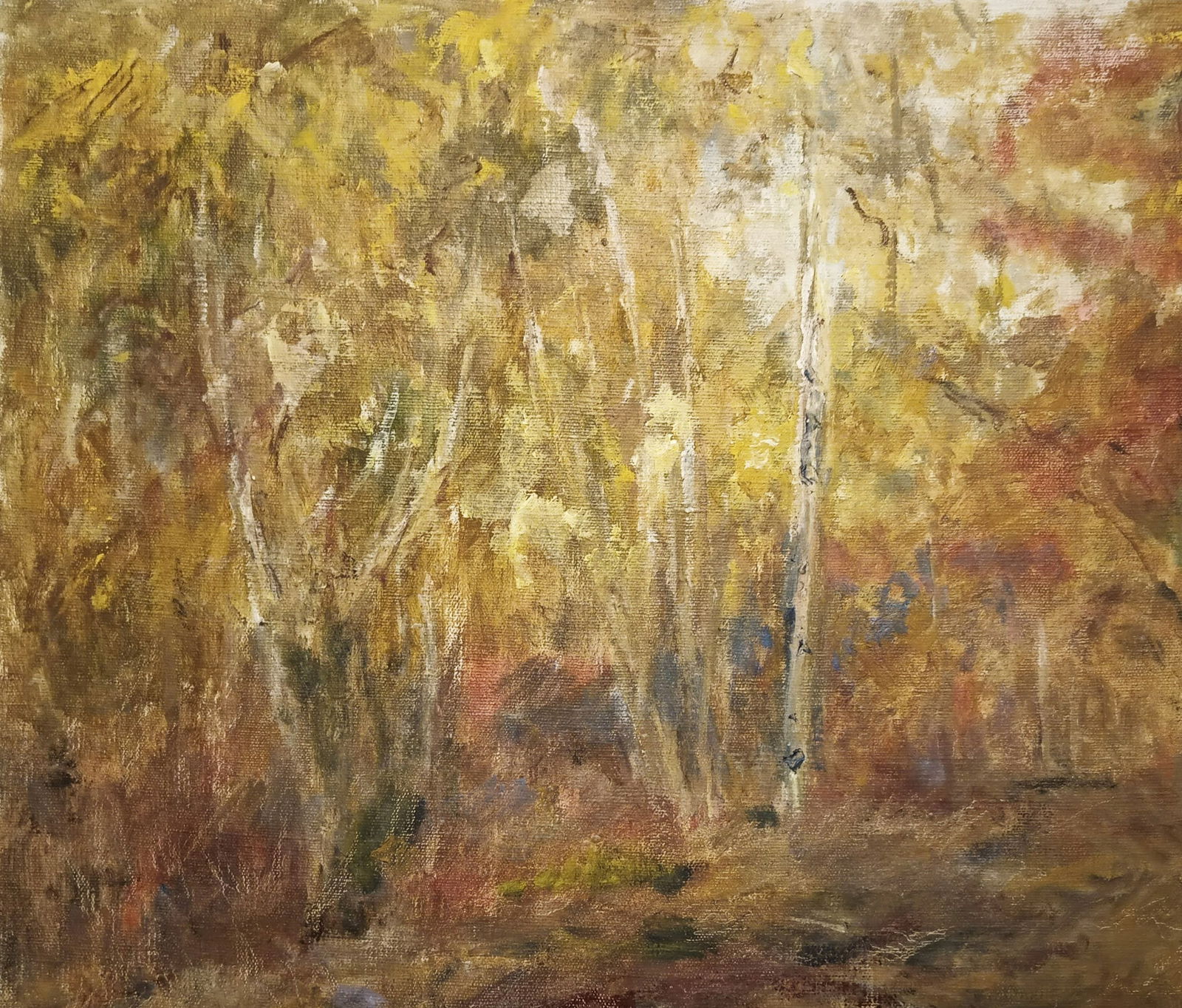 Oil painting Autumn by honored painter Ukrainian Vasyl K. - 4