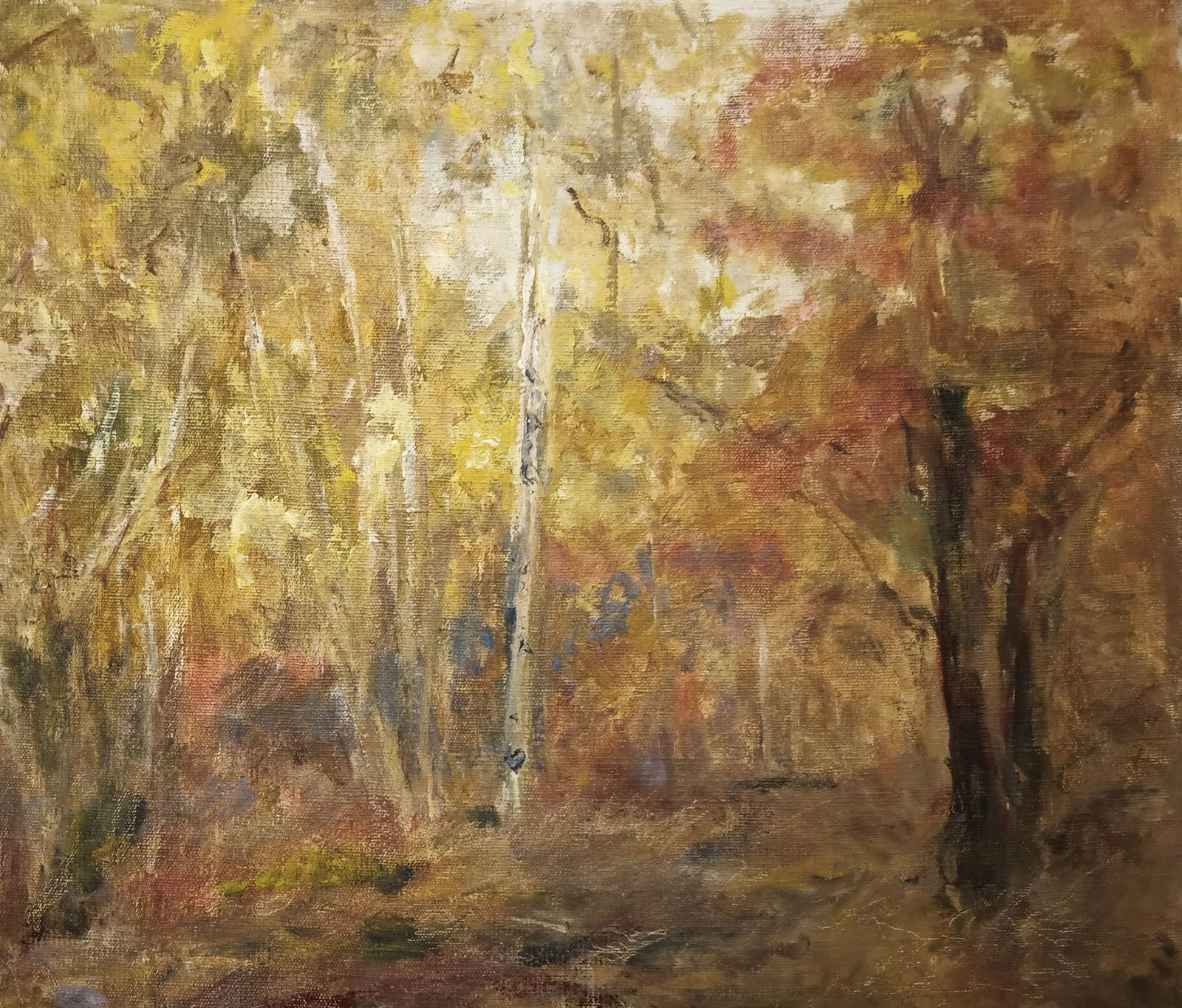Oil painting Autumn by honored painter Ukrainian Vasyl K. - 5