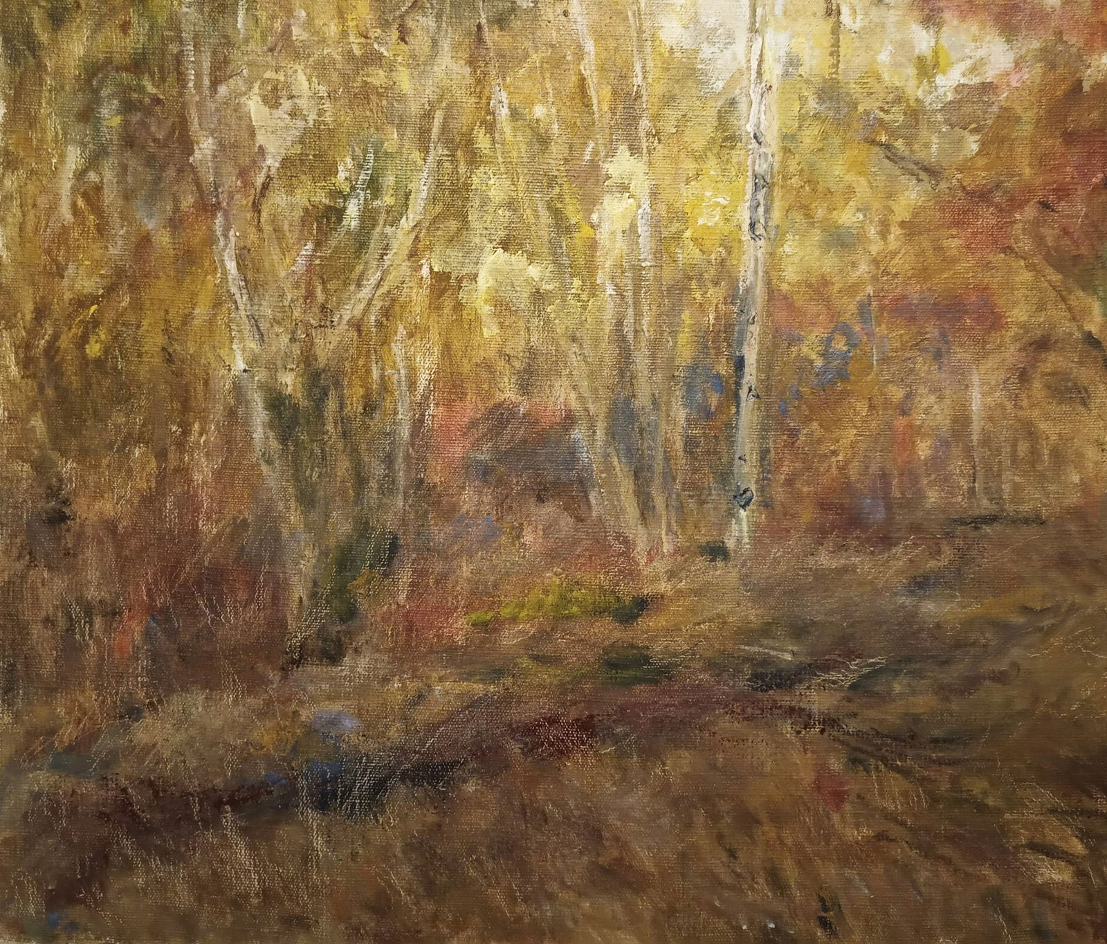 Oil painting Autumn by honored painter Ukrainian Vasyl K. - 6