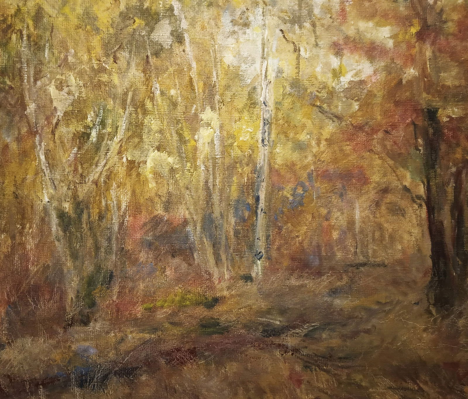 Oil painting Autumn by honored painter Ukrainian Vasyl K. - 7