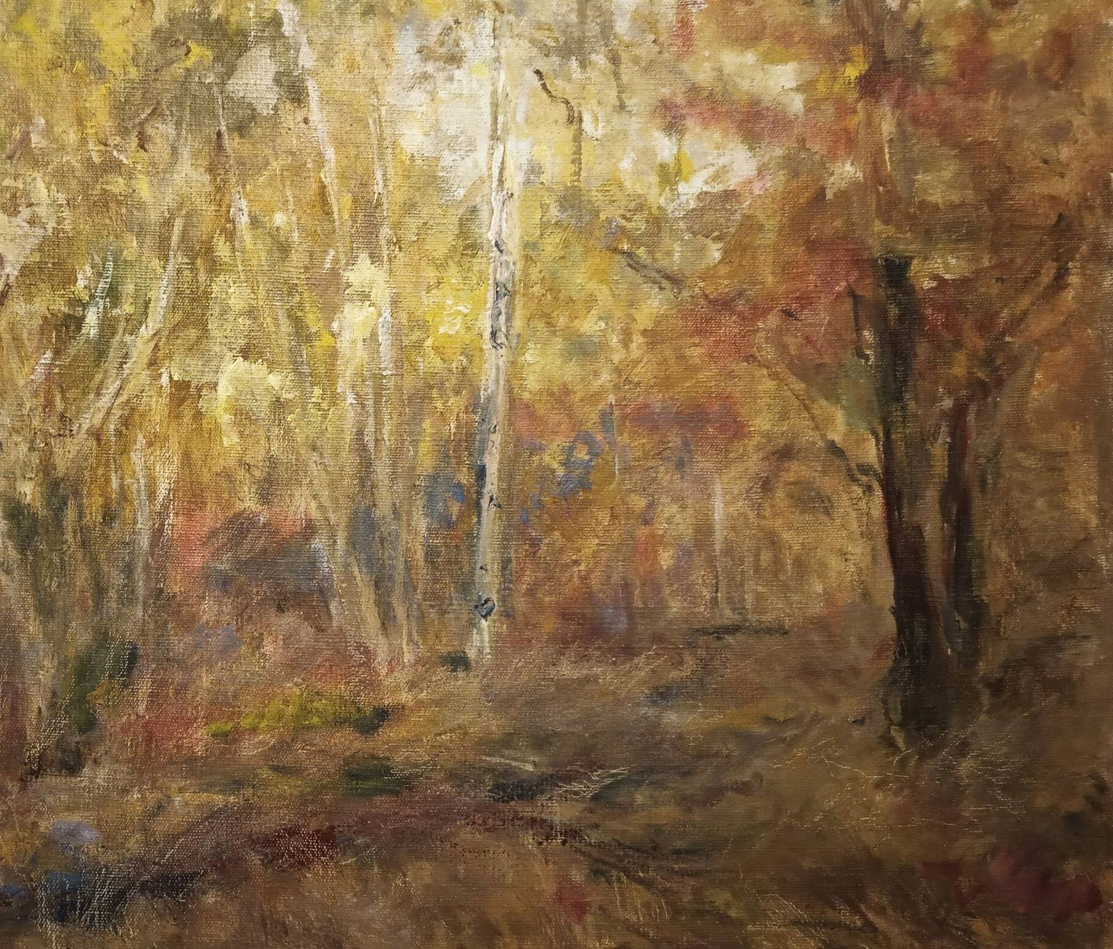 Oil painting Autumn by honored painter Ukrainian Vasyl K. - 8