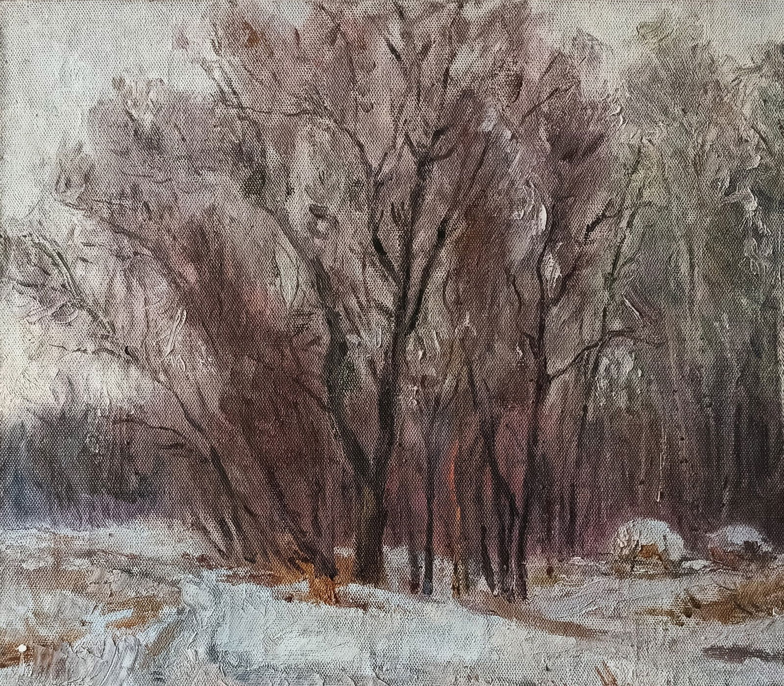 Oil painting Onset by honored painter Ukrainian Vasyl K. - 4