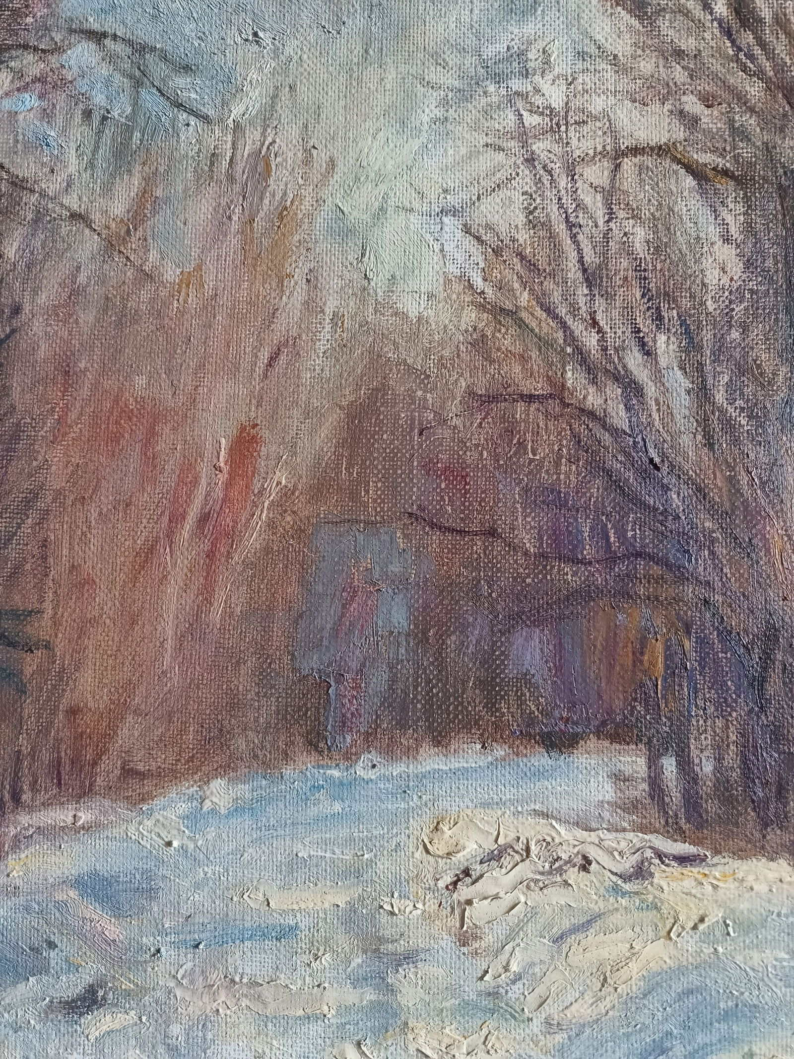 Oil painting Noon by honored painter Ukrainian Vasyl K. - 4