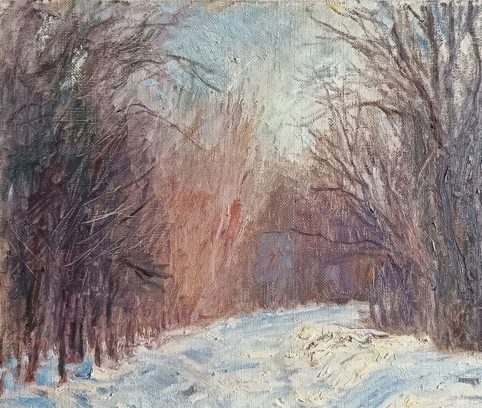 Oil painting Noon by honored painter Ukrainian Vasyl K. - 7