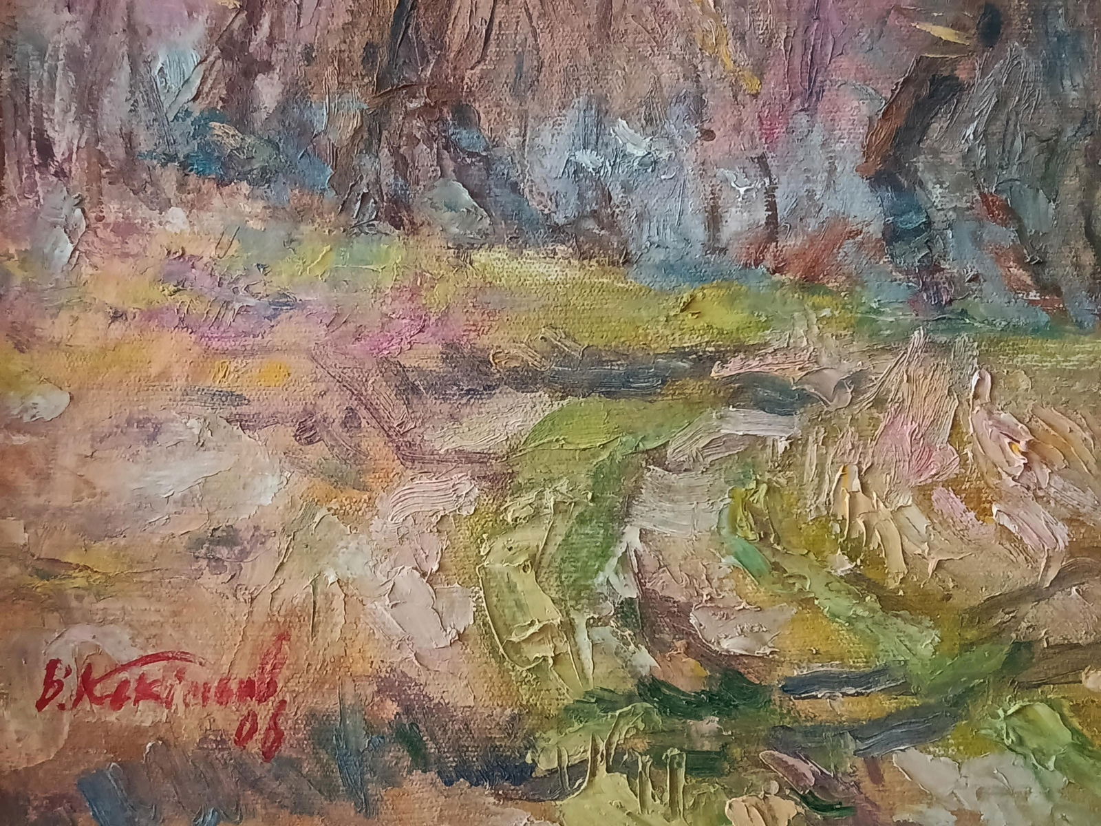 Oil painting Larks by honored painter Ukrainian Vasyl K. - 4