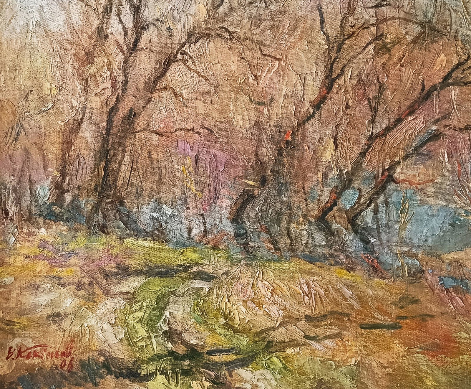 Oil painting Larks by honored painter Ukrainian Vasyl K. - 9