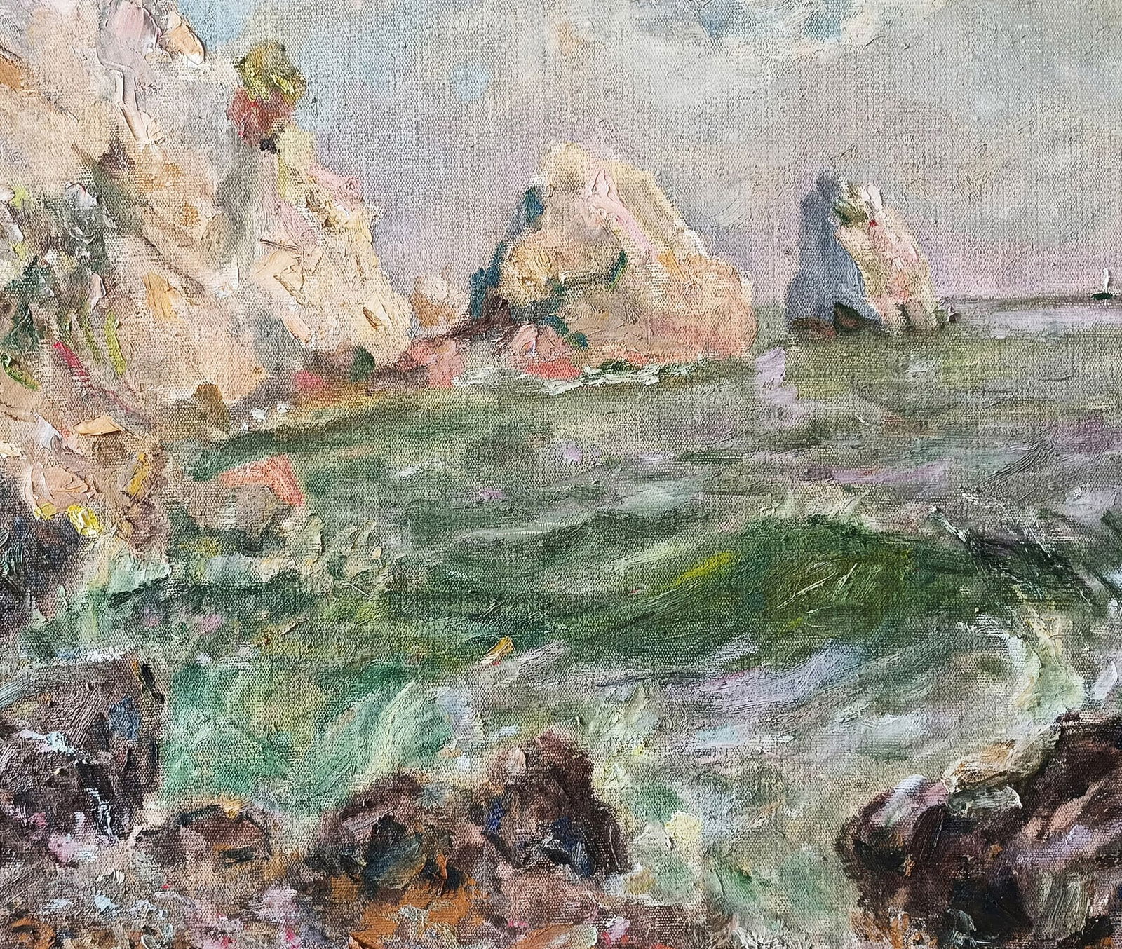 Oil painting Gurzuf by honored painter Ukrainian Vasyl K. - 10