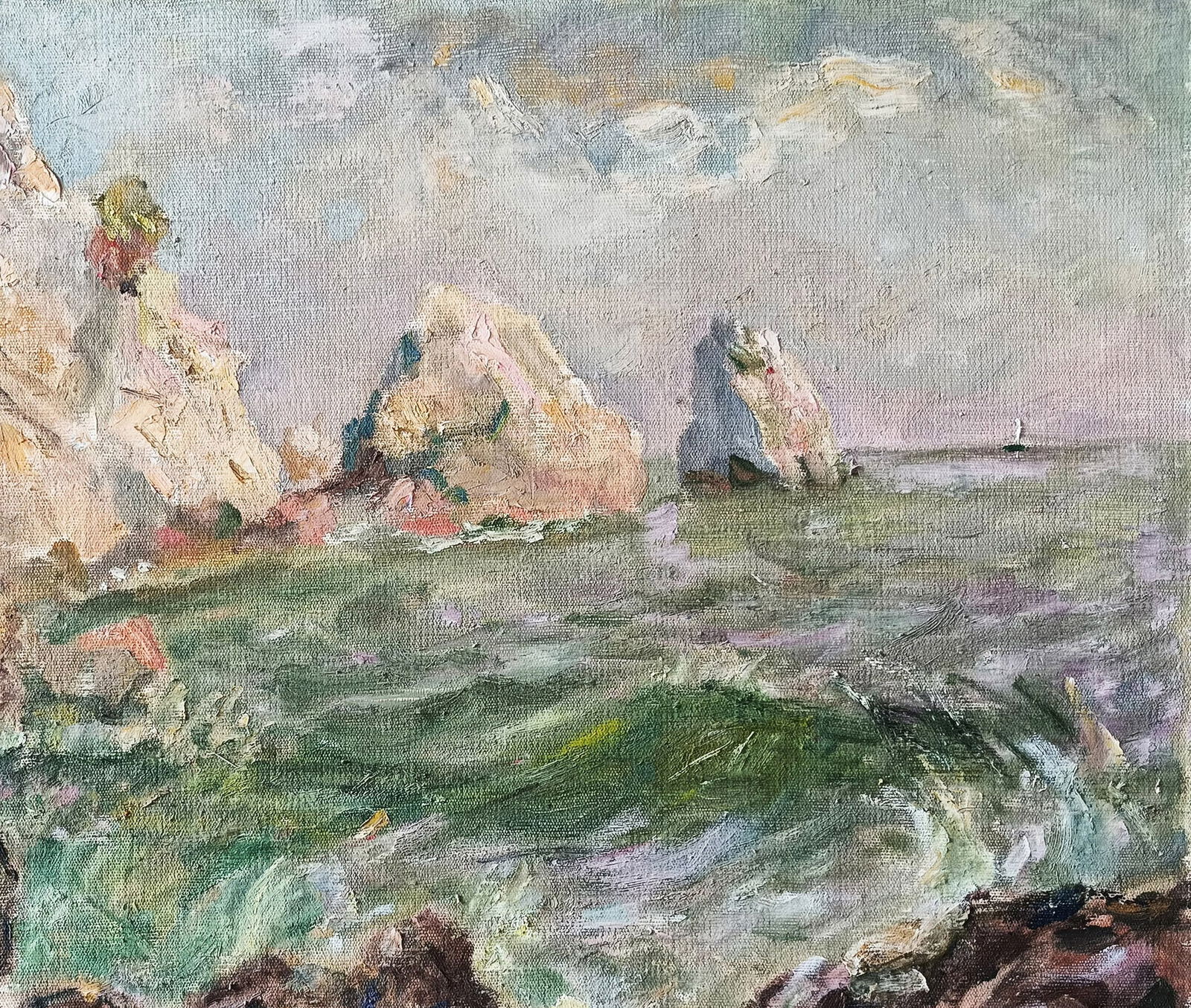 Oil painting Gurzuf by honored painter Ukrainian Vasyl K. - 7