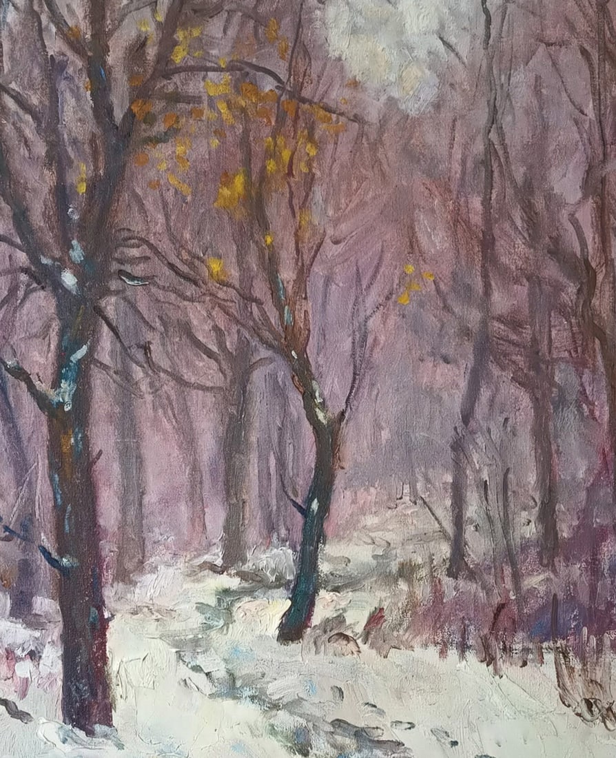 Oil painting Thaw by honored painter Ukrainian Vasyl K. - 10