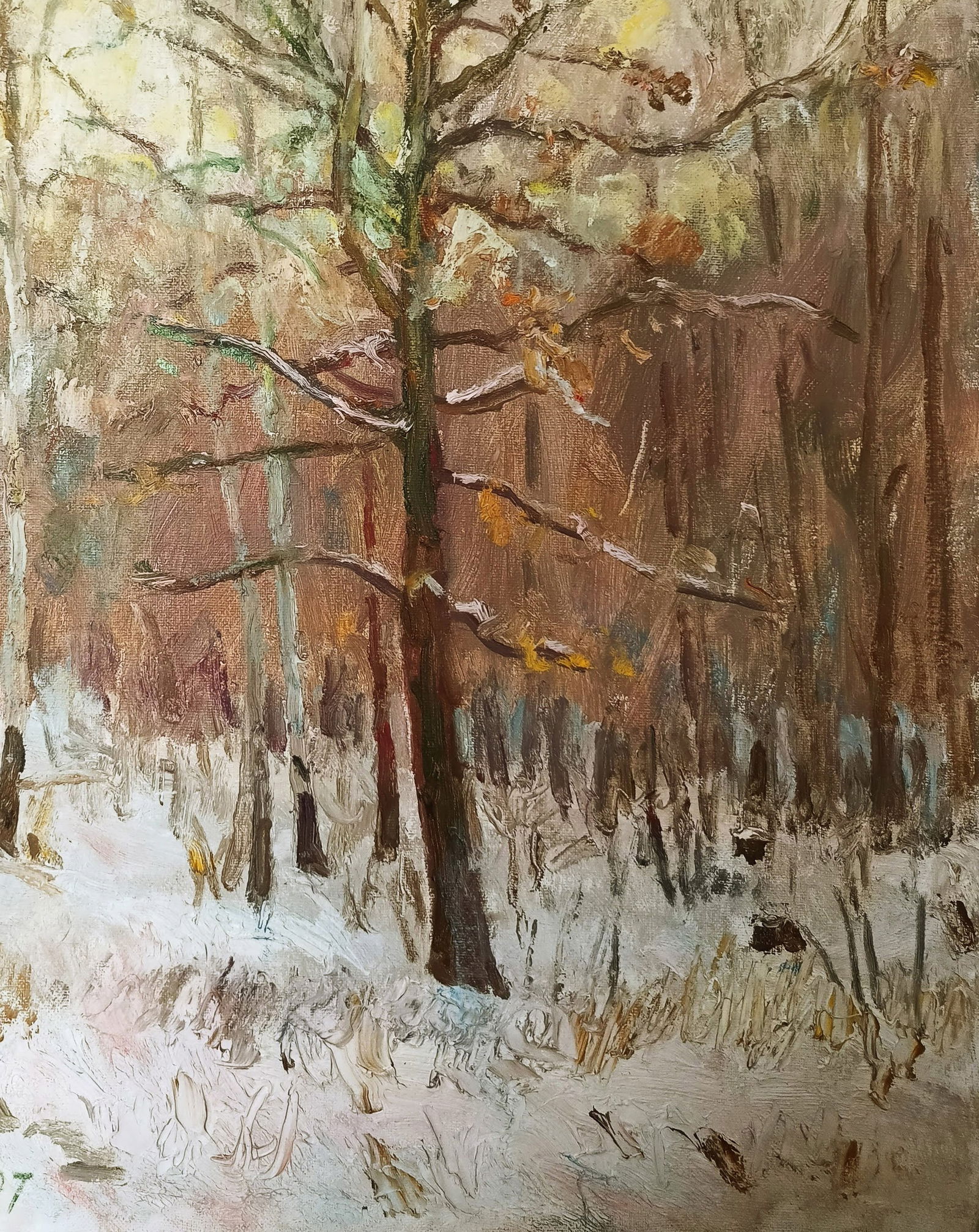 Oil painting Evening by honored painter Ukrainian Vasyl K. - 10