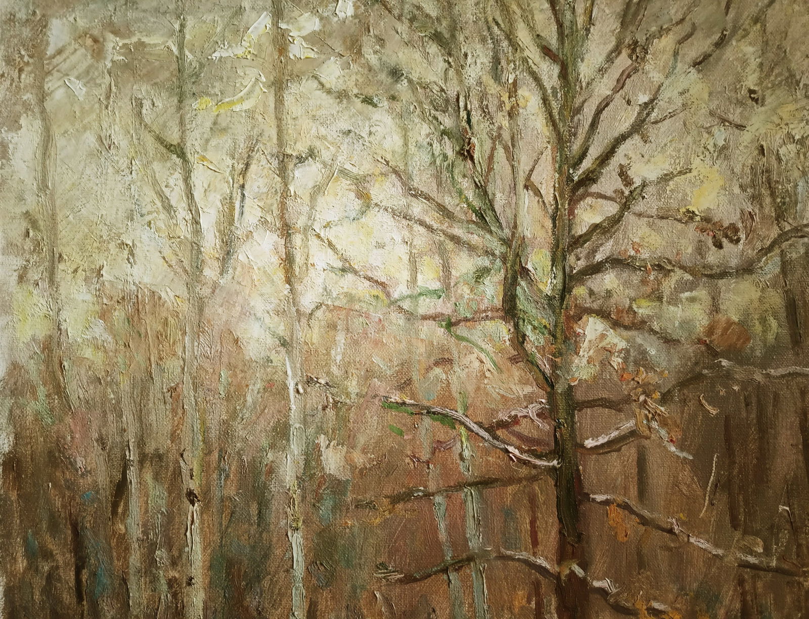 Oil painting Evening by honored painter Ukrainian Vasyl K. - 4