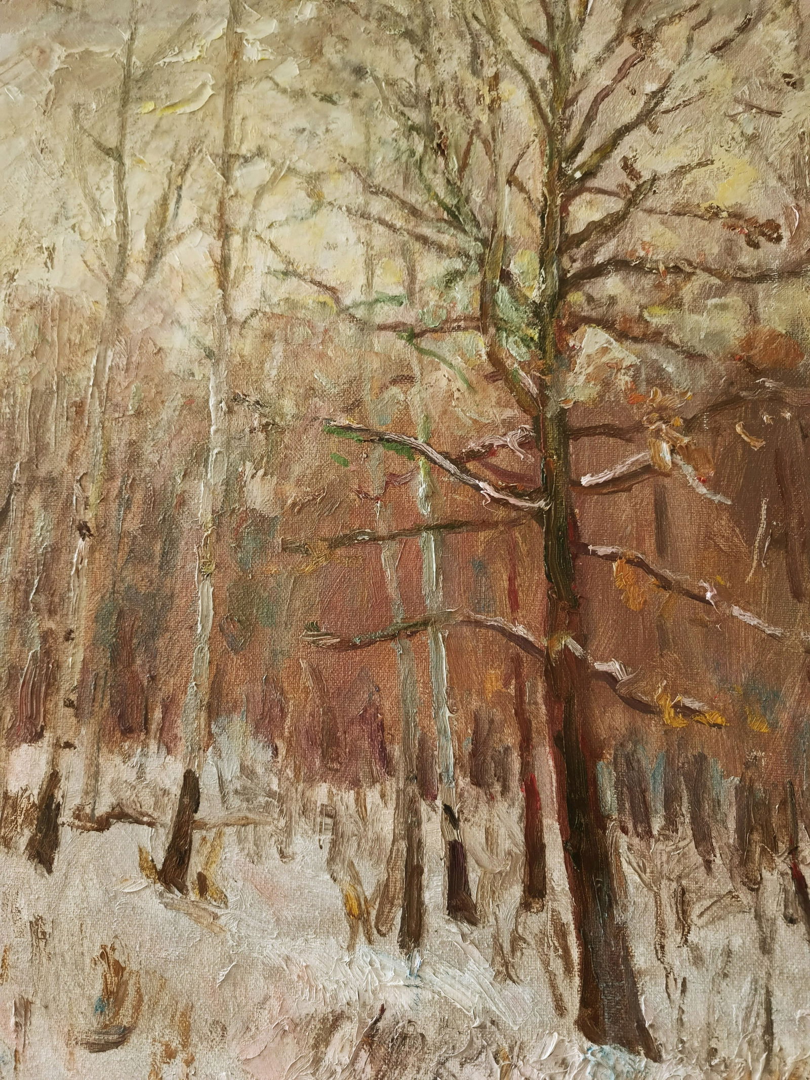 Oil painting Evening by honored painter Ukrainian Vasyl K. - 5