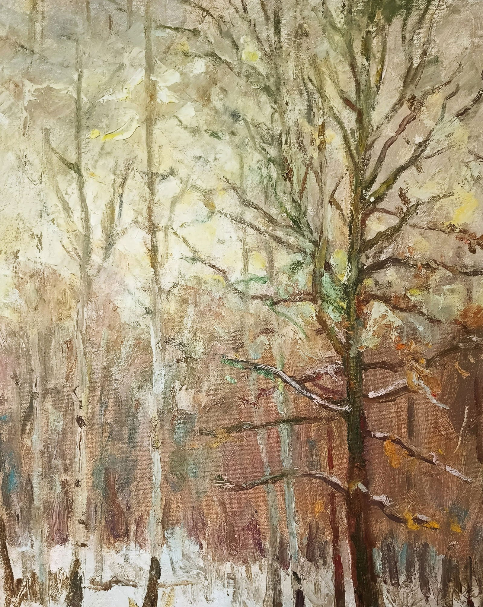 Oil painting Evening by honored painter Ukrainian Vasyl K. - 7