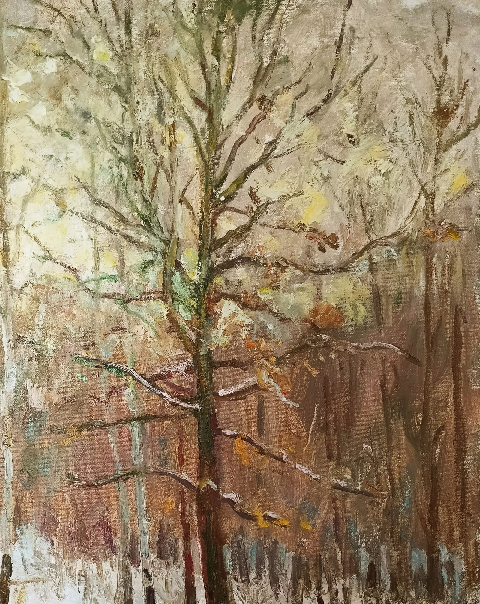 Oil painting Evening by honored painter Ukrainian Vasyl K. - 8