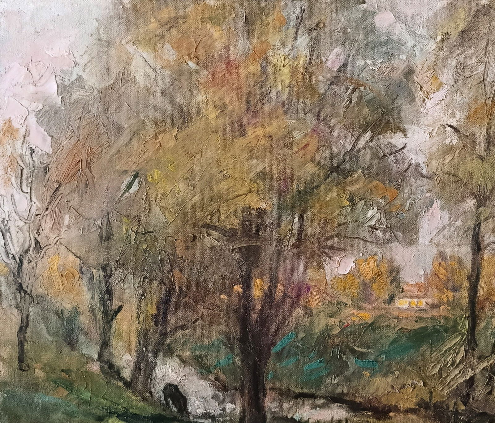 Oil painting Evening by honored painter Ukrainian Vasyl K. - 3