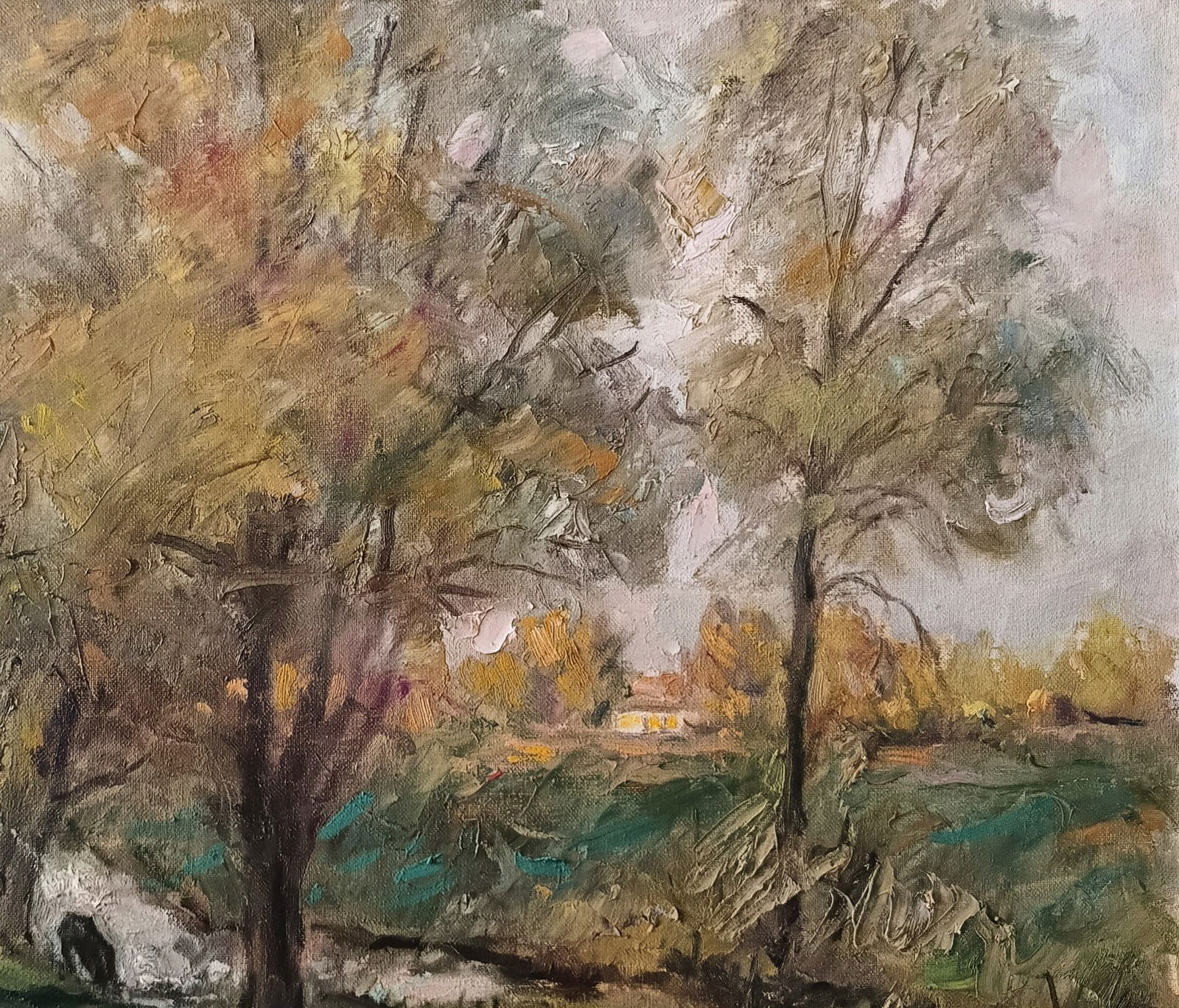 Oil painting Evening by honored painter Ukrainian Vasyl K. - 4