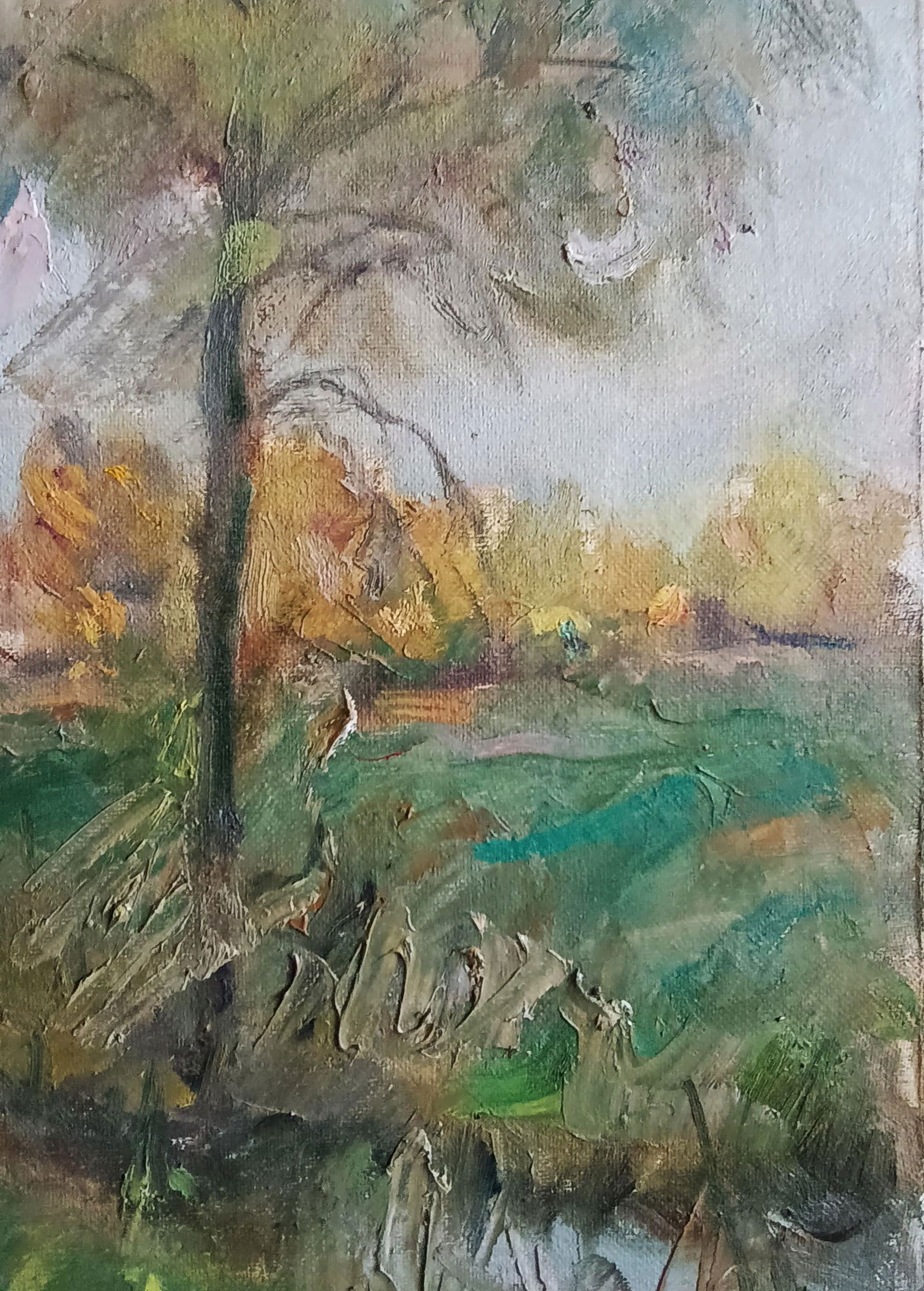 Oil painting Evening by honored painter Ukrainian Vasyl K. - 8