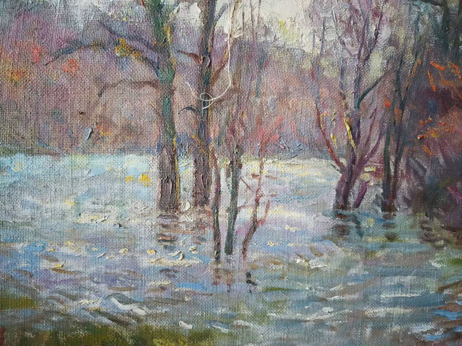 Oil painting Spring by honored painter Ukrainian Vasyl K. - 10