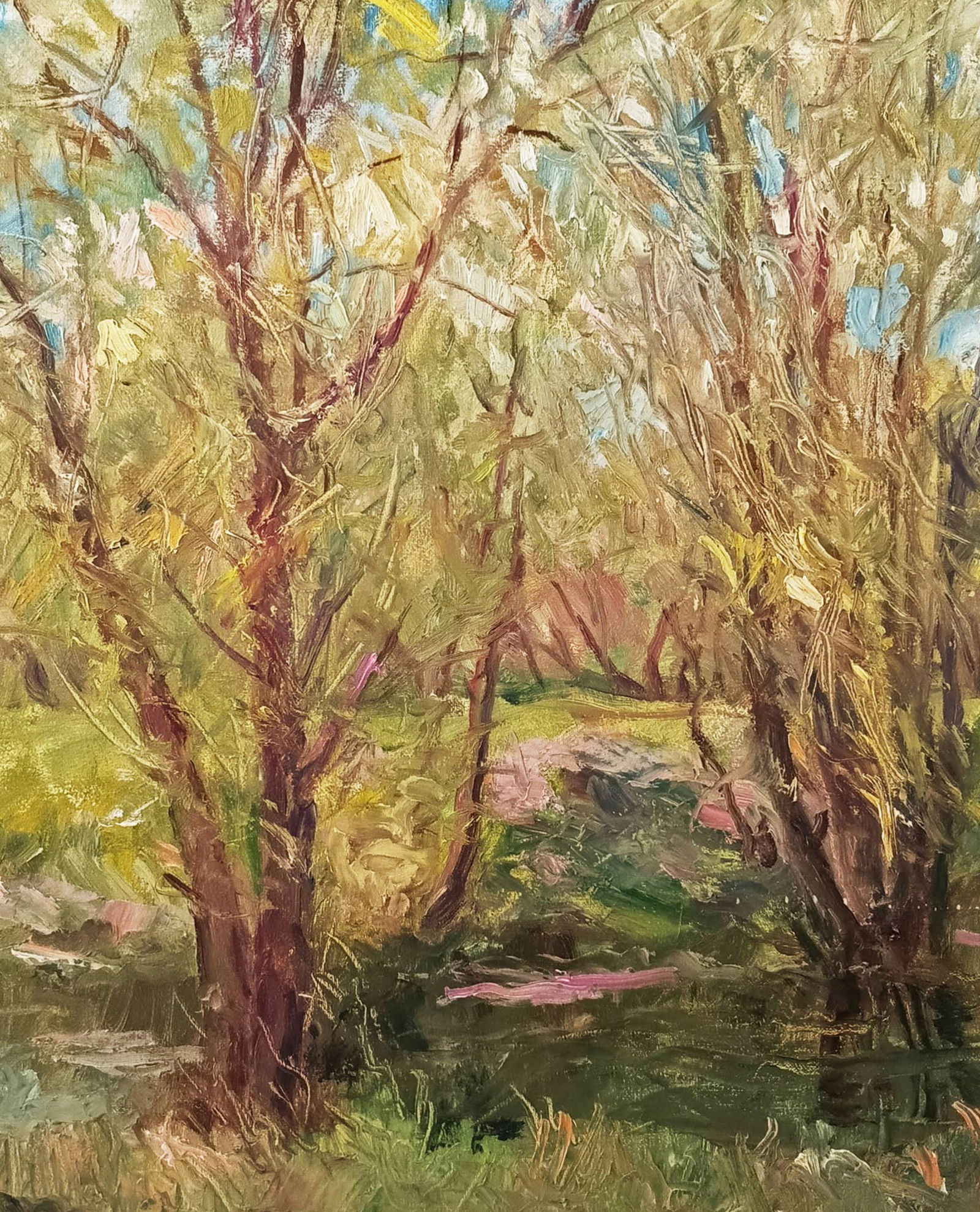 Oil painting Spring by honored painter Ukrainian Vasyl K. - 10