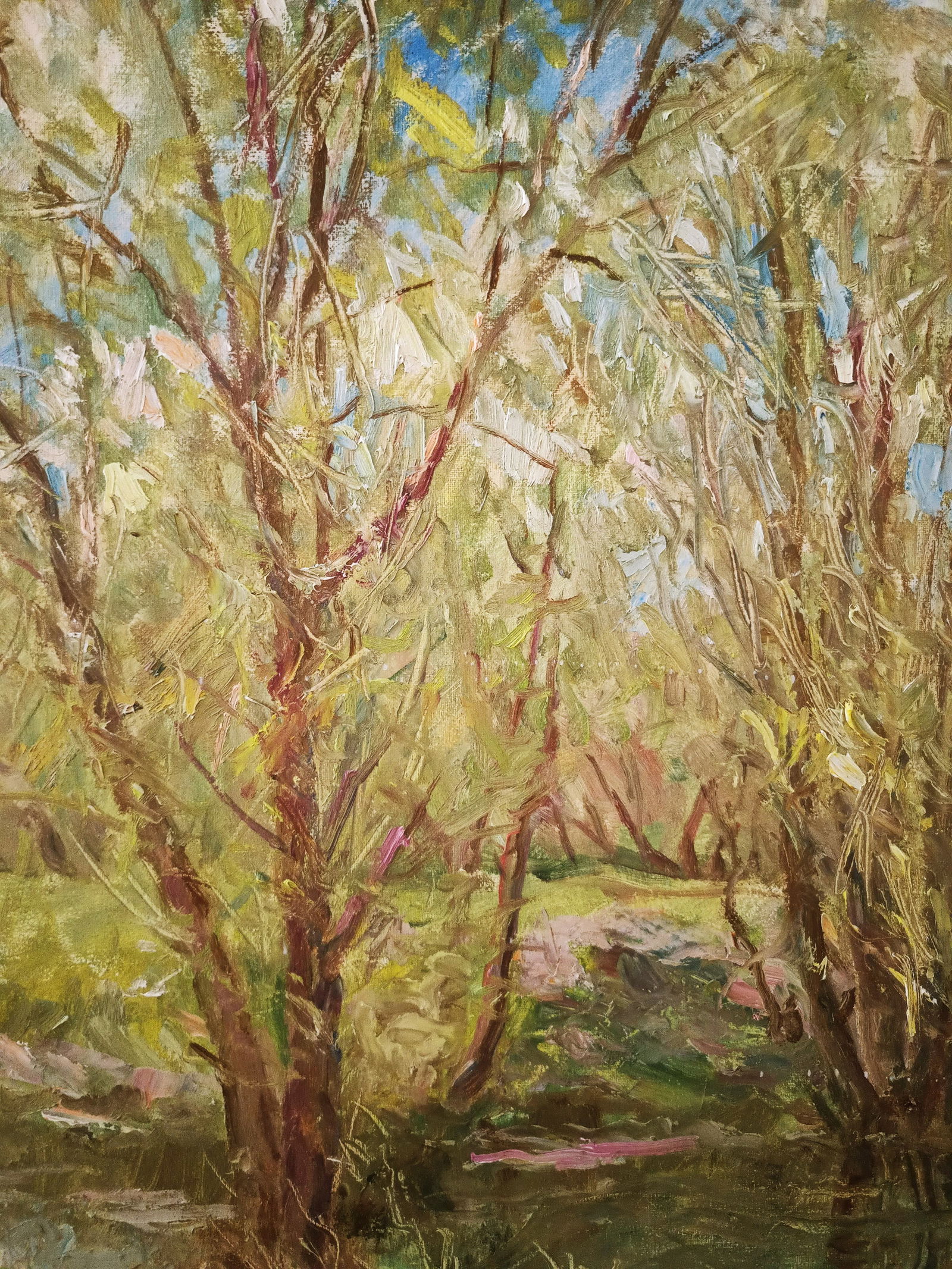 Oil painting Spring by honored painter Ukrainian Vasyl K. - 4
