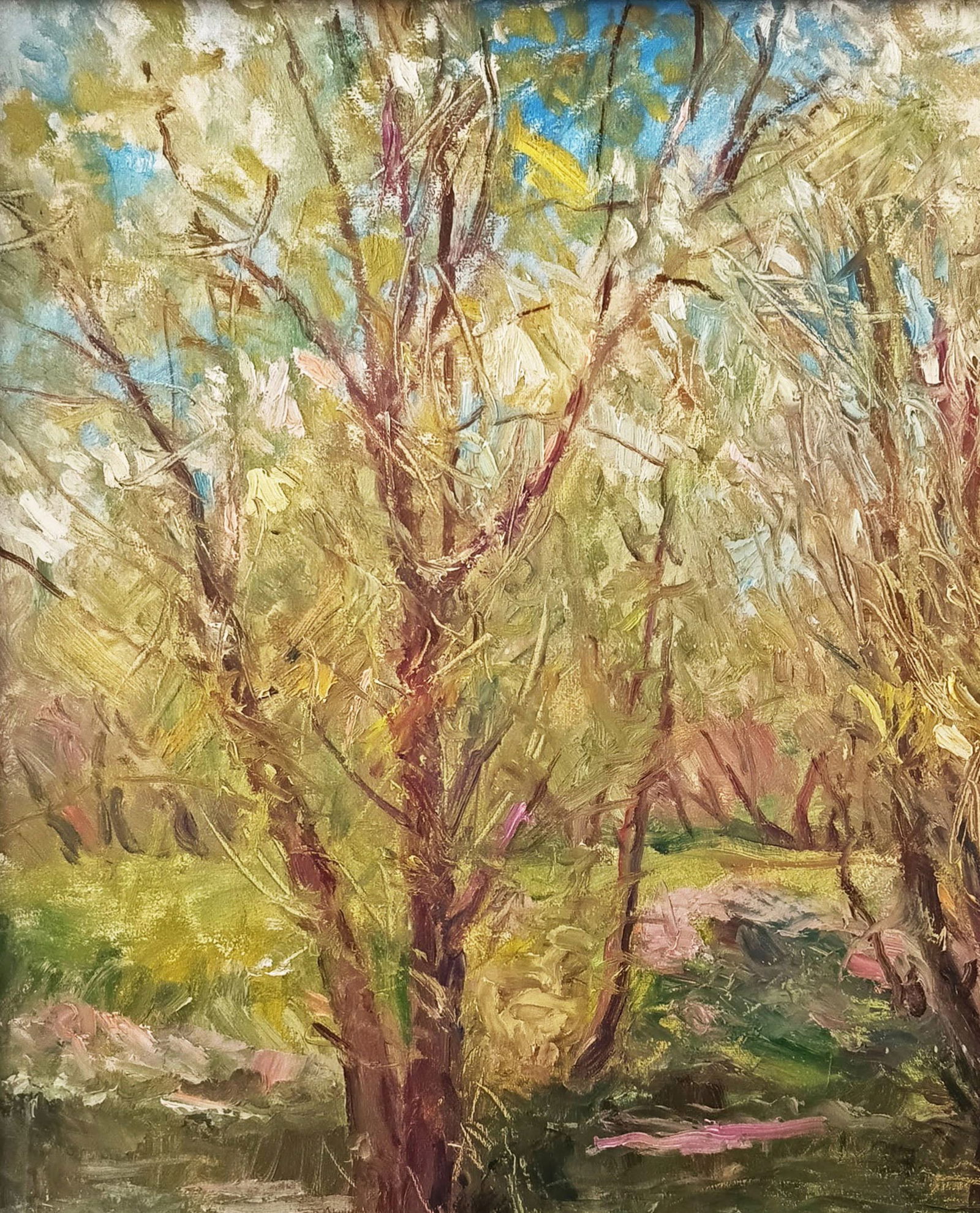 Oil painting Spring by honored painter Ukrainian Vasyl K. - 6