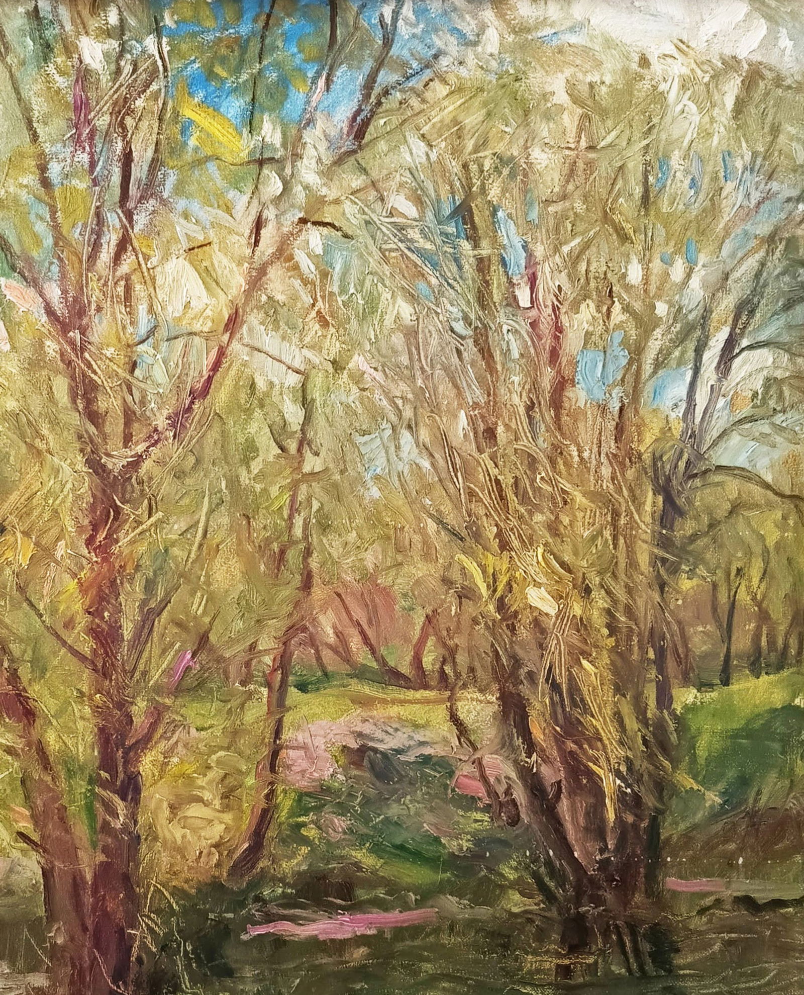 Oil painting Spring by honored painter Ukrainian Vasyl K. - 7