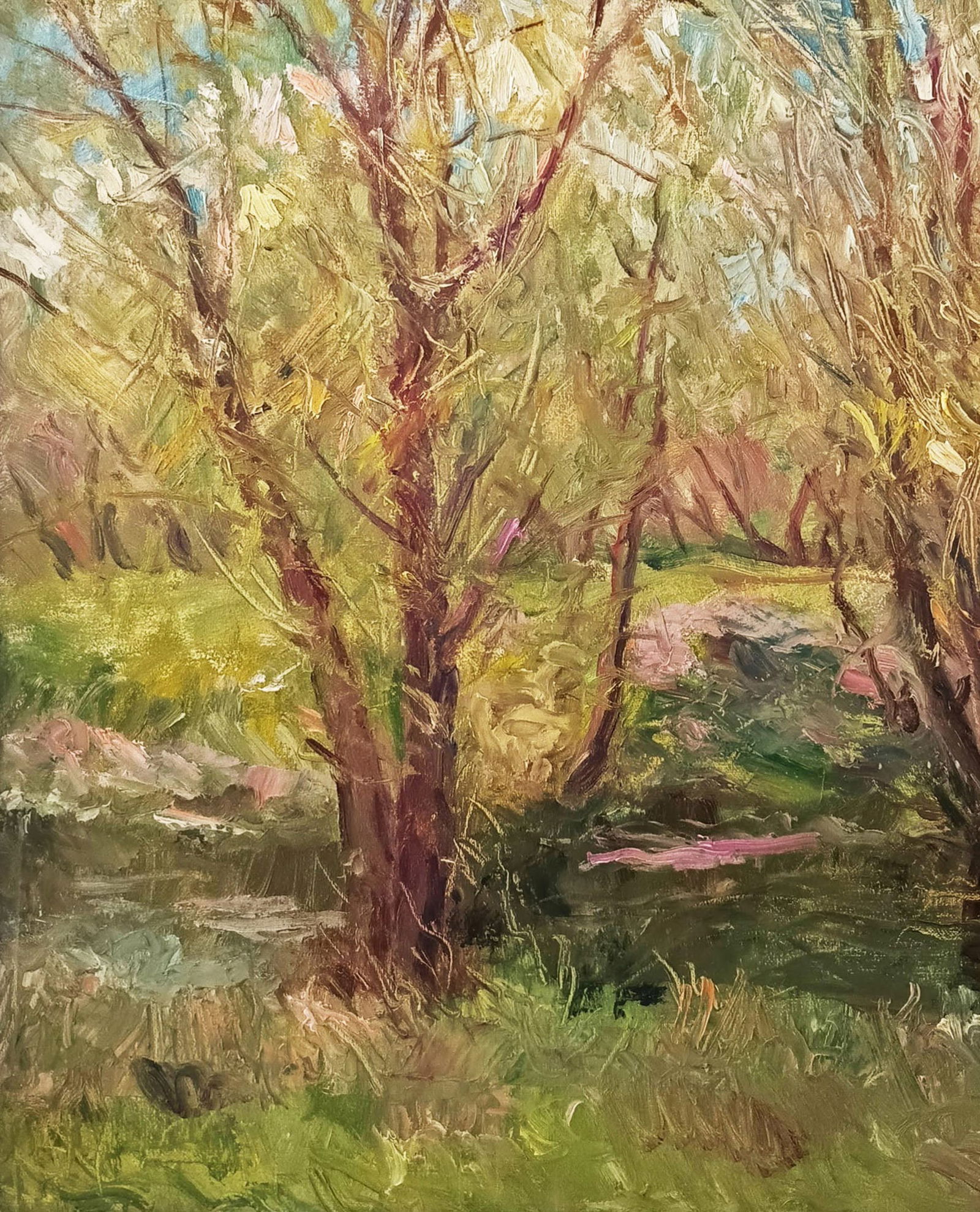 Oil painting Spring by honored painter Ukrainian Vasyl K. - 8