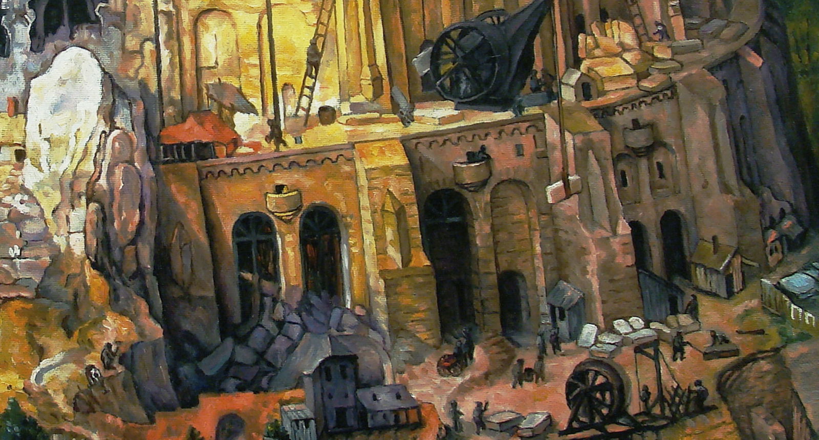 Oil painting Reproduction of the painting by Pieter Bruegel the Elder "Tower of Babel" Valerii B - 2