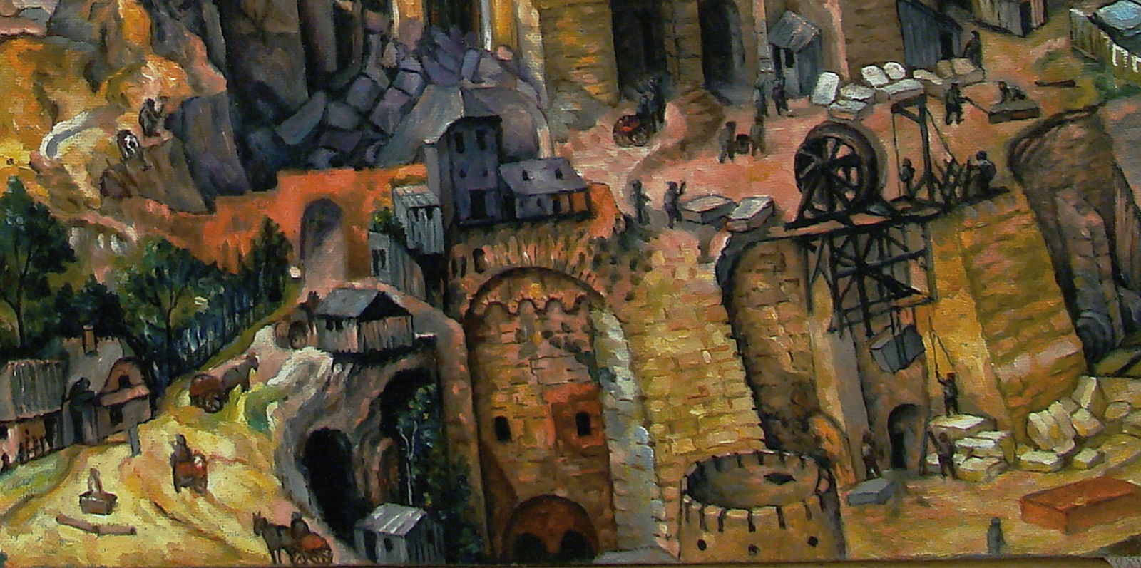 Oil painting Reproduction of the painting by Pieter Bruegel the Elder "Tower of Babel" Valerii B - 4