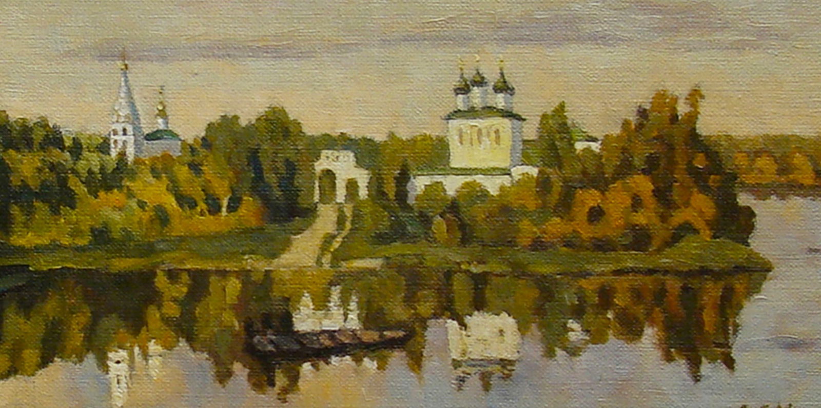 Oil painting Reproduction of the painting by I. Levitan "Evening Bell" Valerii B - 2