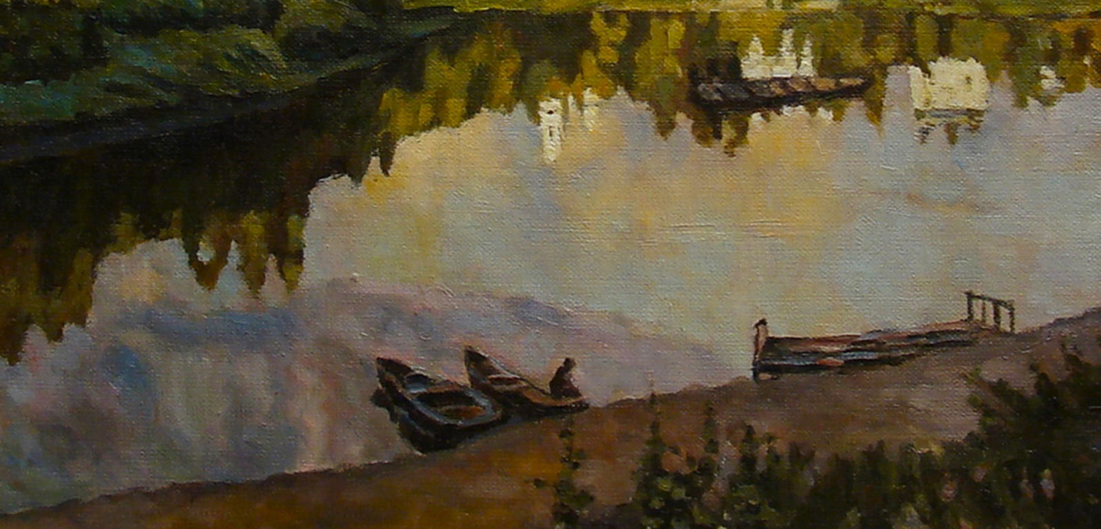 Oil painting Reproduction of the painting by I. Levitan "Evening Bell" Valerii B - 3