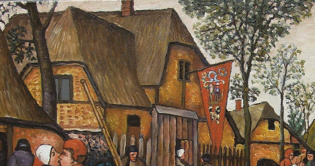 Oil painting Reproduction of the painting by Pieter Bruegel the Elder "Peasant Dance" Valerii B - 2