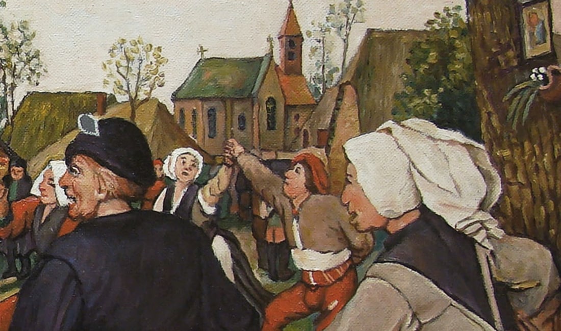 Oil painting Reproduction of the painting by Pieter Bruegel the Elder "Peasant Dance" Valerii B - 5