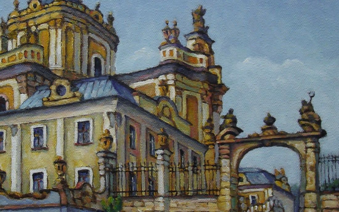 Oil painting St. George's Cathedral, Lviv Valerii B - 3