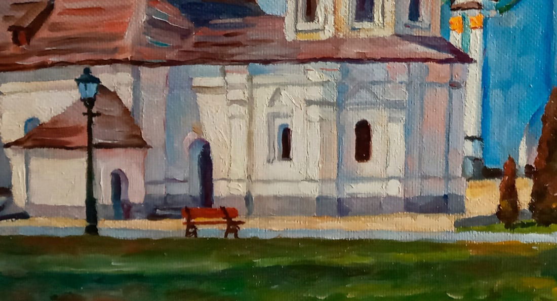 Oil painting St. Michael's Cathedral Valerii B - 4