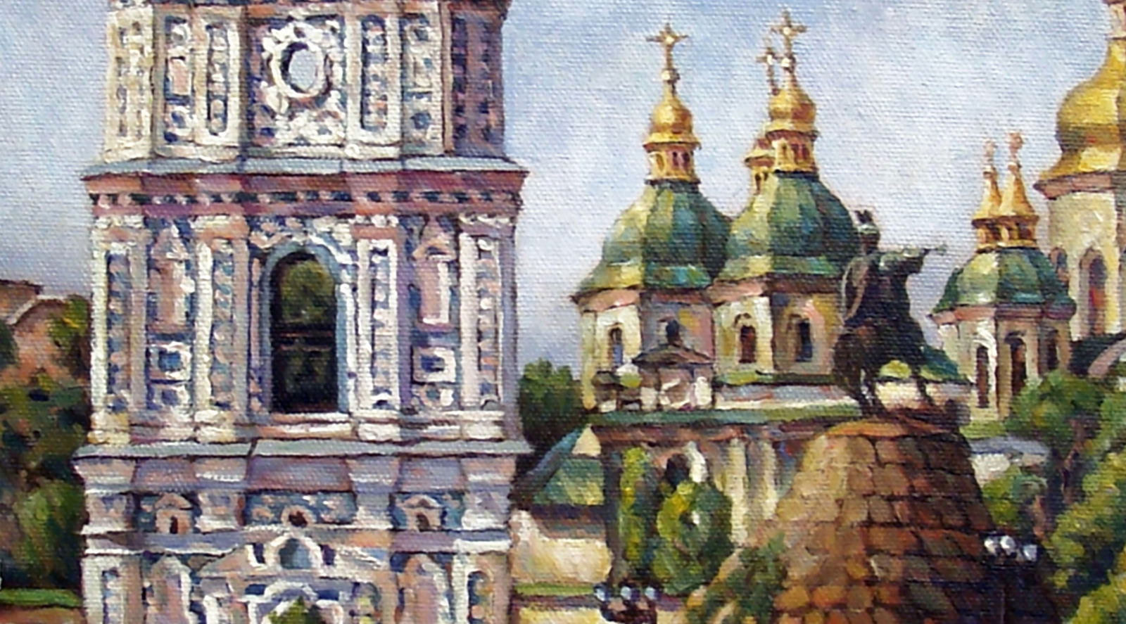 Oil painting Sofia Square Valerii B - 2
