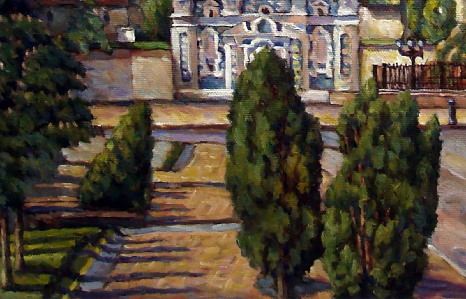 Oil painting Sofia Square Valerii B - 4