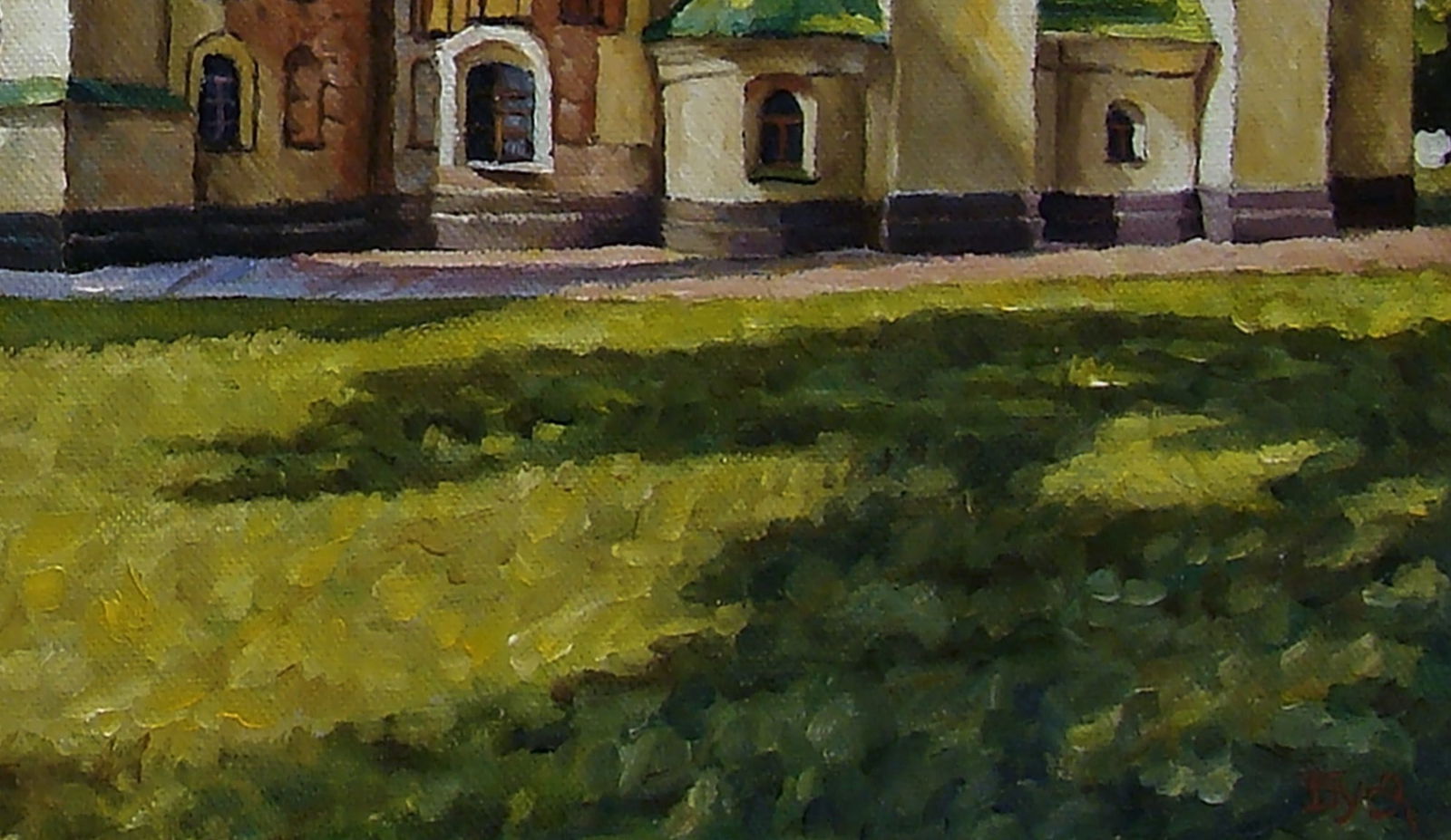 Oil painting Sophia Cathedral Valerii B - 3