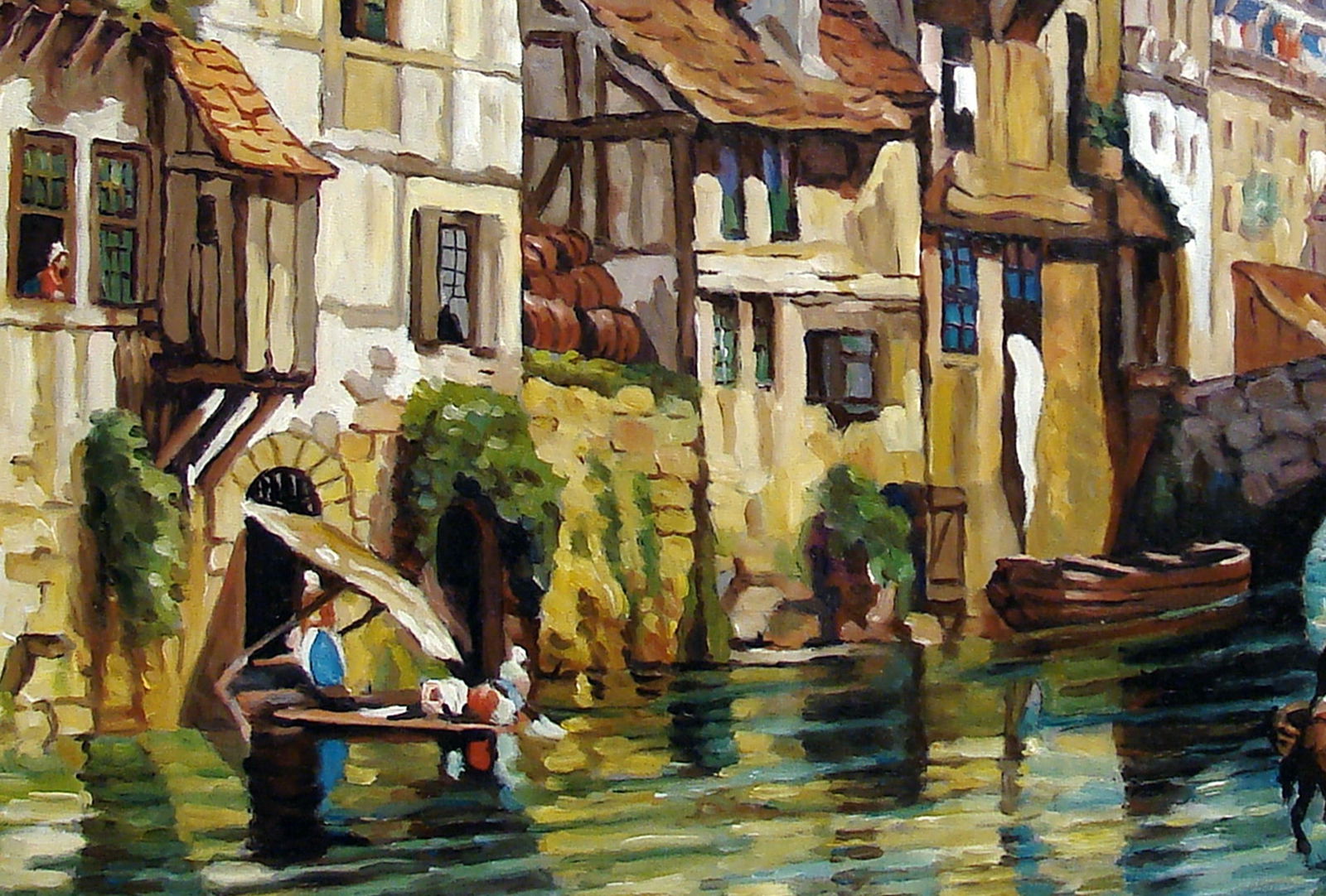 Oil painting Reproduction of the painting by Giuseppe V. Canolla "Old Holland" Valerii B - 4