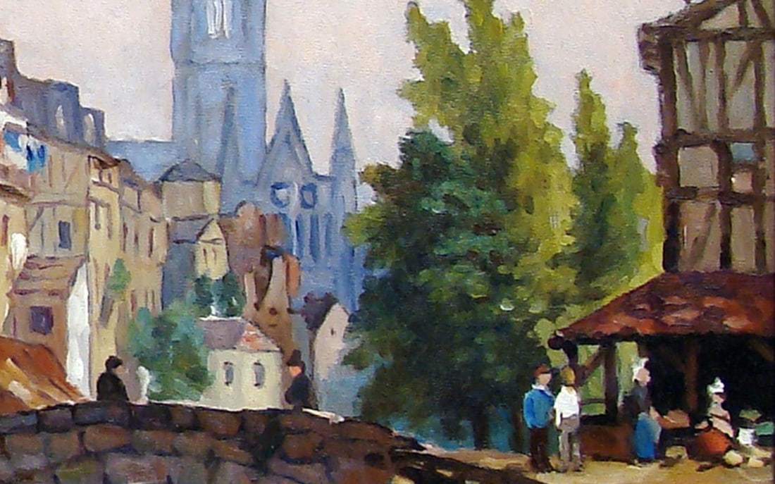 Oil painting Reproduction of the painting by Giuseppe V. Canolla "Old Holland" Valerii B - 5