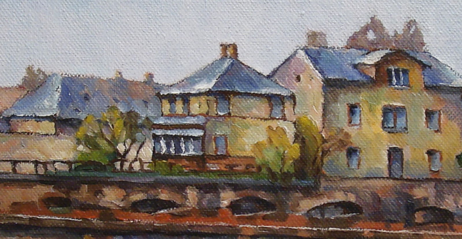 Oil painting Strasbourg, France Valerii B - 2