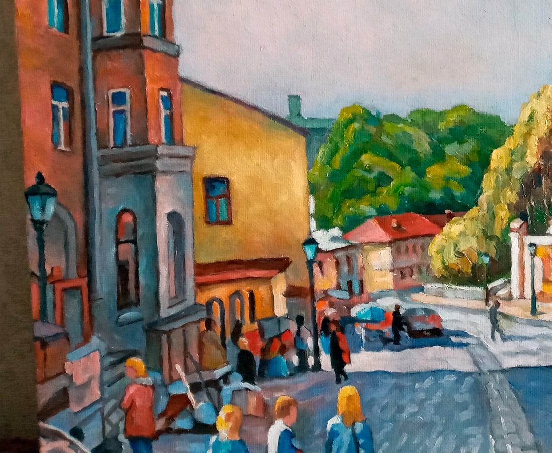 Oil painting Andrew's Descent Valerii B - 4