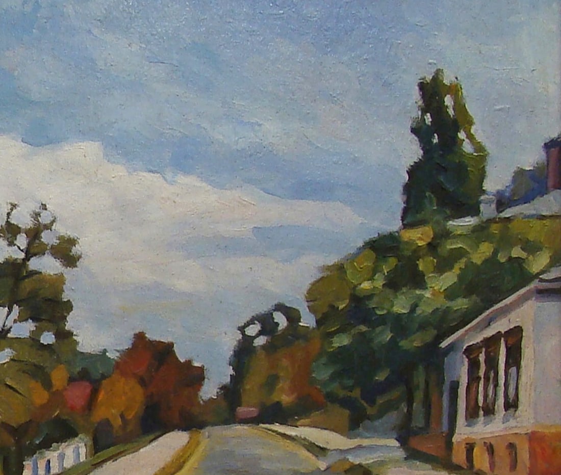 Oil painting Borichev Tok, Podol, Kyiv Valerii B - 2