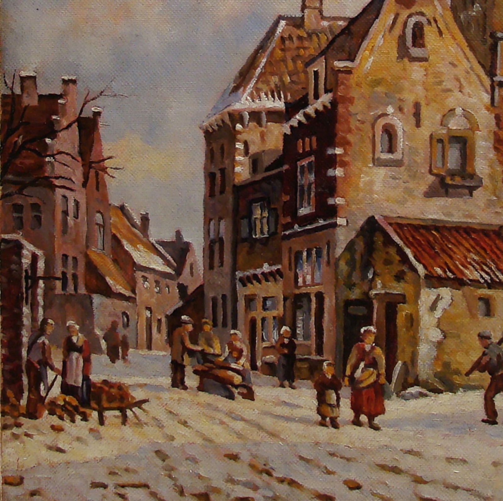 Oil painting Reproduction of Adrian Eversen's painting "Old Holland" Valerii B - 4