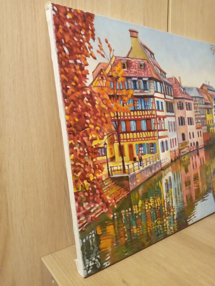 Oil painting France, Strasbourg Valerii B - 6